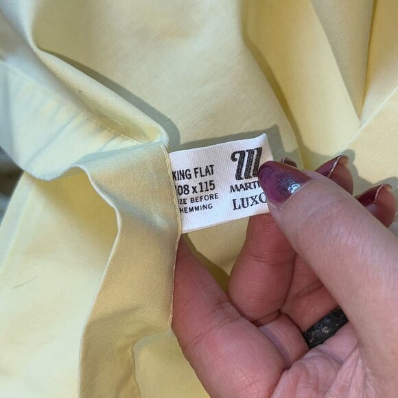 Vtg 70s Martex Luxor Double King Flat Sheet Jungle African Animals Brown Yellow - Picture 7 of 8